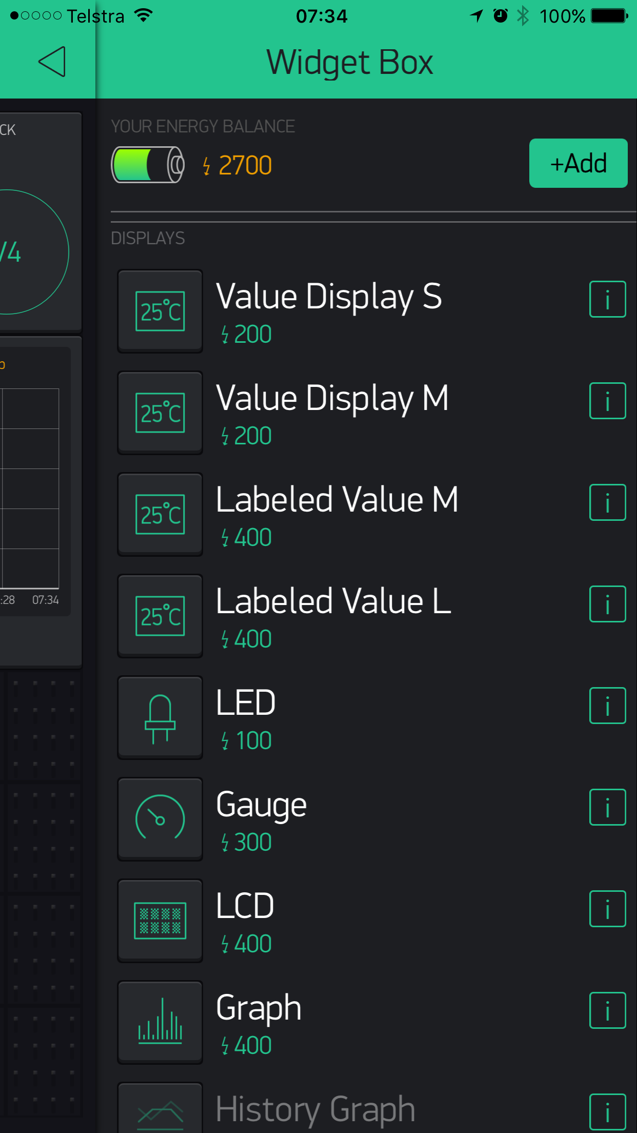 Blynk Widgets