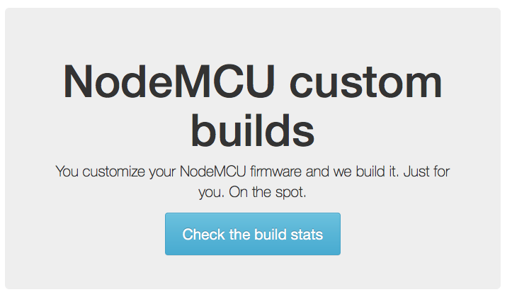NodeMCU build
