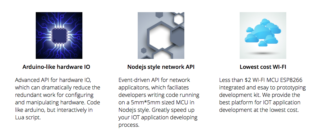 NodeMCU rationale